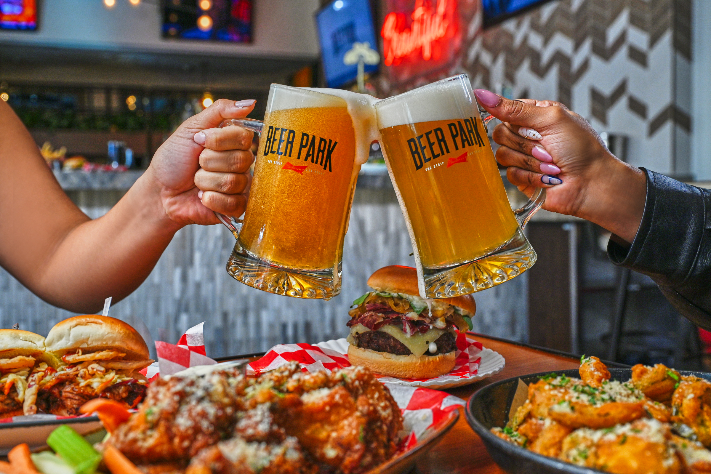 Restaurant lifestyle photography, guests dining in Las Vegas