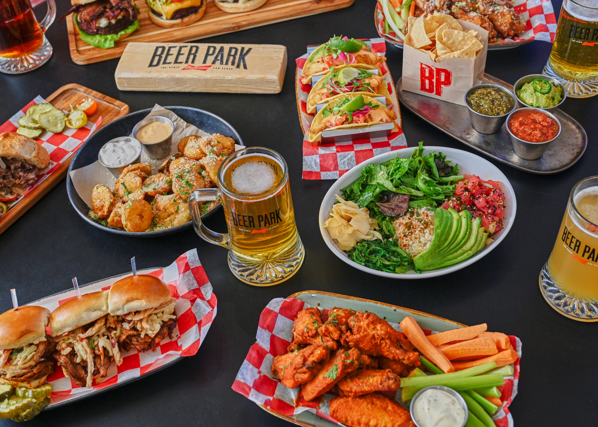 Full spread food photography for Las Vegas restaurants and catering