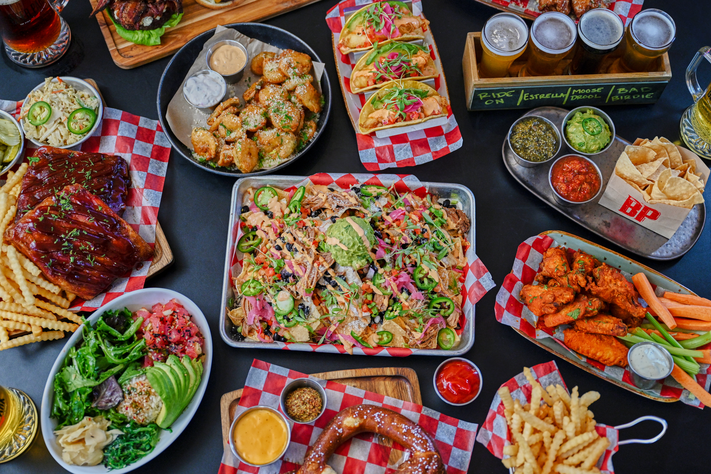Full spread food photography for Las Vegas restaurants and catering